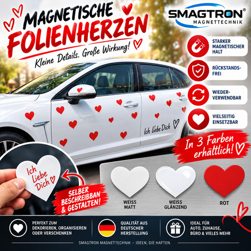 Magnetische herzen magnetfolie - magnetische,