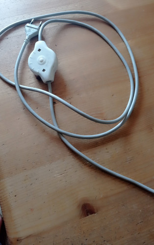 Altes elektrokabel 50m mit - altes, 1,50m