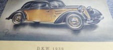 ARAL Oldtimer Kunstdrucke / Sammelbilder 70ziger Jahre D.K.W