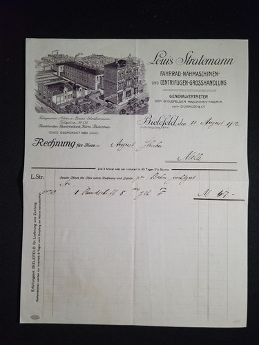 Rechnung bielefeld louis - -,