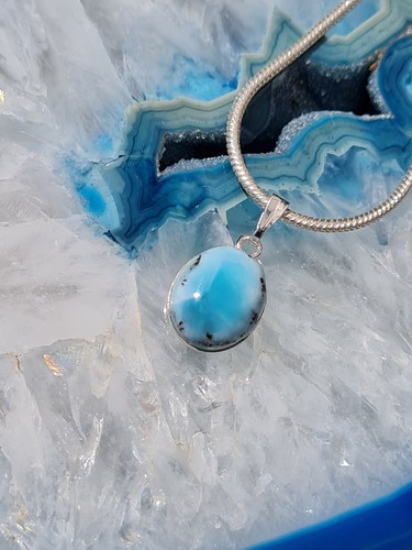 Larimar anhänger - anhänger, +