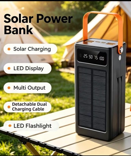 Solar powerbank 60000mah - powerbank, |