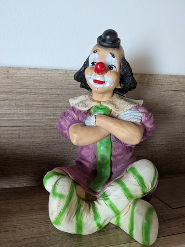 Clown figur dipinto mano - a,