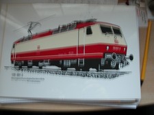 Zuglaufschild  BR 120 001-3