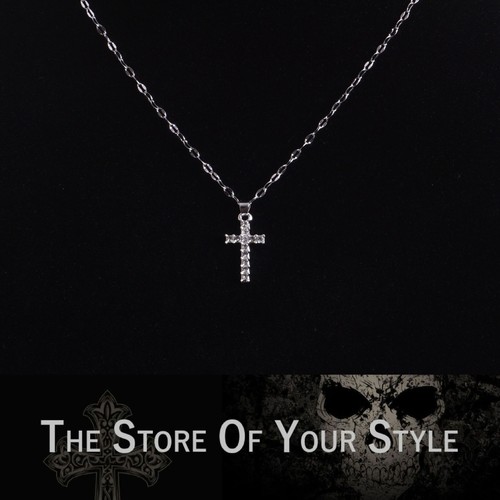Halskette mit kreuz - kreuz, silber