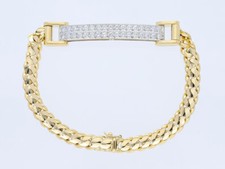 Top Preis Herren Damen Armband 1,30 ct. Brillanten 750 Gold um 1980 - 1990 deta