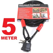 Ösen Stahl-Seil ummantelt 5 m