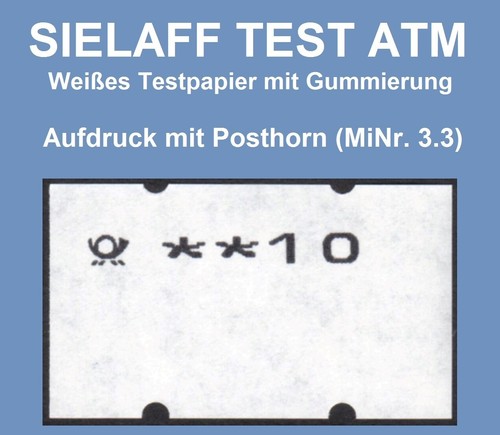 Bund atm test papier weiß - bund,
