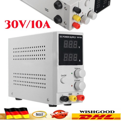Regelbare 30v 10a digital - 30v/10a,