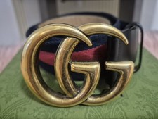 Original Luxus GUCCI GG Gürtel Unisex Mod 409416  Super Zustand Etikett GGBeutel