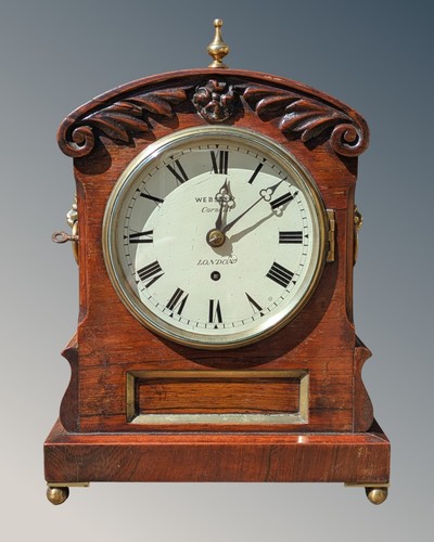 Mahagoni fusee bügeluhr - mahagoni,