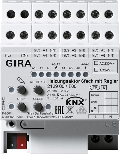 Gira 2129 heizungsaktor reg - 2129,