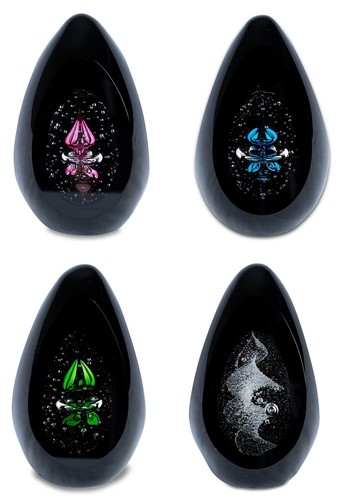 Design glas skulptur h15cm - design,