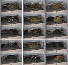 De Agostini-Die Panzer Sammlung-Kampfpanzer-Panzerwerfer-Flakpanzer-PC Vitrine