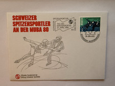 Schweiz MUBA 80 Spitzensportler Wintersport. Los 8752. schoeniger-notgeld