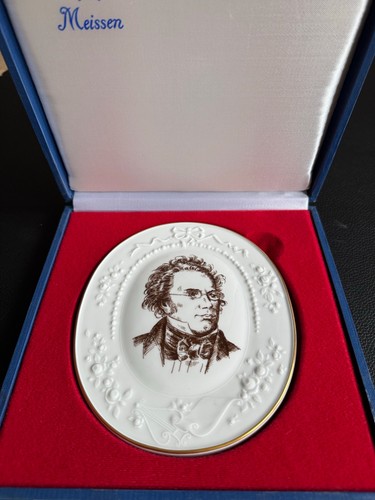 Meissen wandteller schubert - wandteller, f.