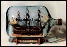 ÄLTERE POSTKARTE SEGELSCHIFF H.M.S. VICTORY 1805 BUDDELSCHIFF Schiff three-maste