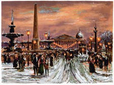 PLACE DE LA CONCORDE - Evening