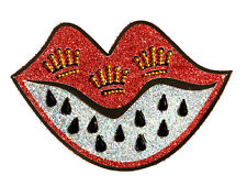 Gesichtstattoo Köln Lippe | Wappenmund Tattoo Karneval Hautaufkleber Sticker 4cm