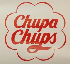CHUPA CHUPS AUFKLEBER ROT