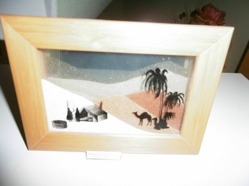 Sandbild drehbar mit