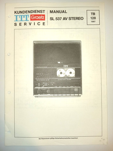 Itt graetz service manual - itt,