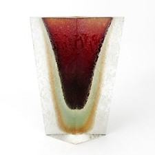 Murano Glas Vase Blockvase