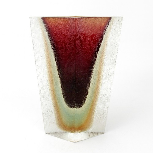 Murano glas vase - murano, blockvase