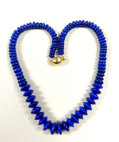 Lapislazuli perlen kette - lapislazuli,