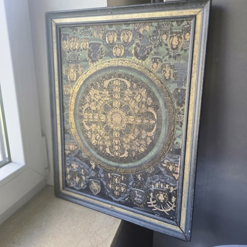 Vintage nepal thangka mandala - nepal,