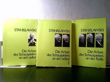 Konvolut: 3 Bände Stanislawski Die Arbeit des Schauspielers an sich selbst. Stan