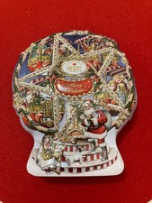 WEIHNACHTEN - leere Keks-Pralinendose_Weißblech figürlich_HEIDEL Confiserie_#404