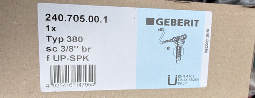 Geberit füllventil typ 380 - typ,