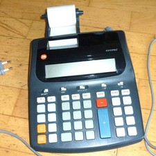 Olivetti Triumph Adler TA 4212 PDL Tischrechner Rechner Calculator Papierrolle