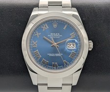 Rolex Datejust II 116300 Uhr Ø41mm Herrenuhr Blue Dial Fullset BJ2015 #1209