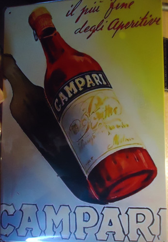 Campari aperitivo retro - ,