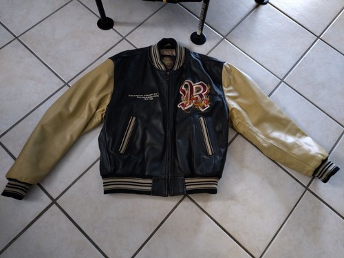 Vintage redskins lederjacke - vintage,
