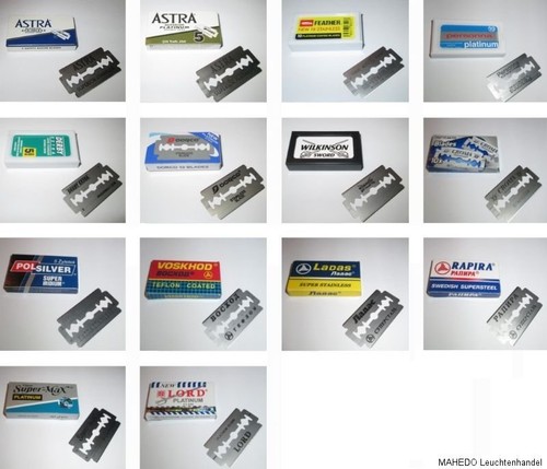 Set test probe rasierklingen - set,