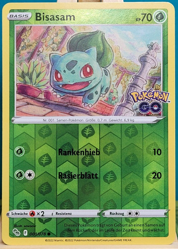 Pokemon bisasam - pokemon, go