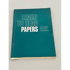 Learn to read papers. Учитесь читать газеты