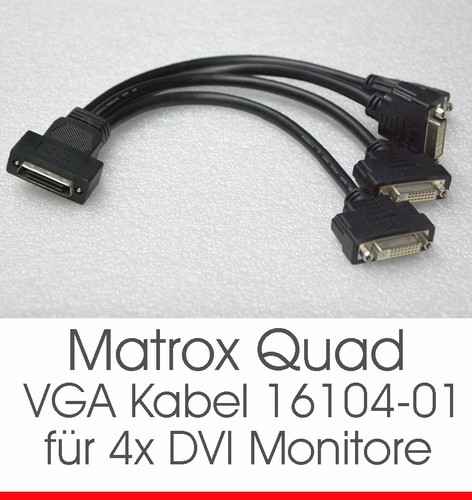 Matrox quad head - quad, cable