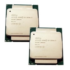 2x Intel Xeon Processor E5-2630L V3 20 MB Cache 1.8 GHz 8 Core FCLGA2011-3 SR209