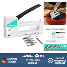 Handtacker Polsterung Klammerpistole 53 für Holz Stoff Möbel mit 800 Klammern
