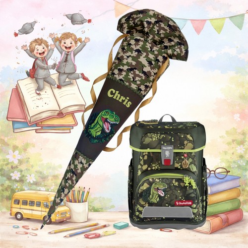 Schultüte dino camouflage - schultüte,