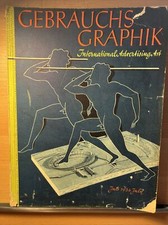 Antke Zeitschrift Gebrauchs Graphik Olympiade 1936 Design Illustration Vintage