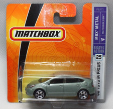my1101, Matchbox 2009  25 Toyota Prius metallic aqua green Blister ist ZU! 1:64