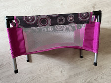 »Chic 2000 Puppenbett/ Reisebett f. Puppen inkl. Tragetasche« pink-gemustert