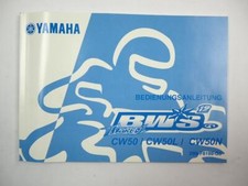 Yamaha BWS 50 Naked CW 50 L N  2B6 Bedienungsanleitung Betriebsanleitung 2004