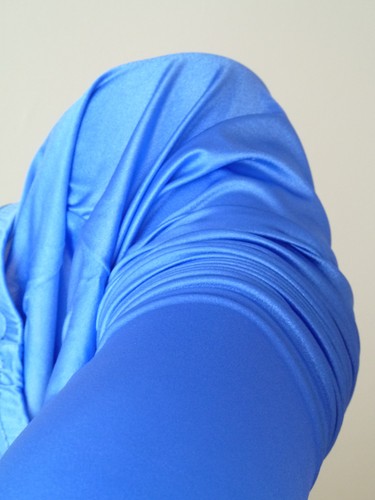 Glanz leggings kornblumenblau - glanz,