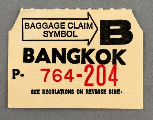 Pan bangkok vintage airline - pan, am
